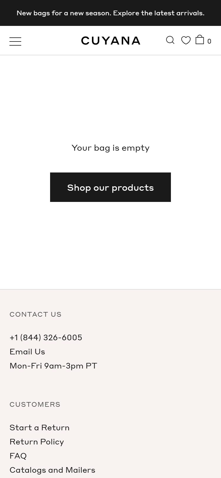 Cuyana â€” Cart