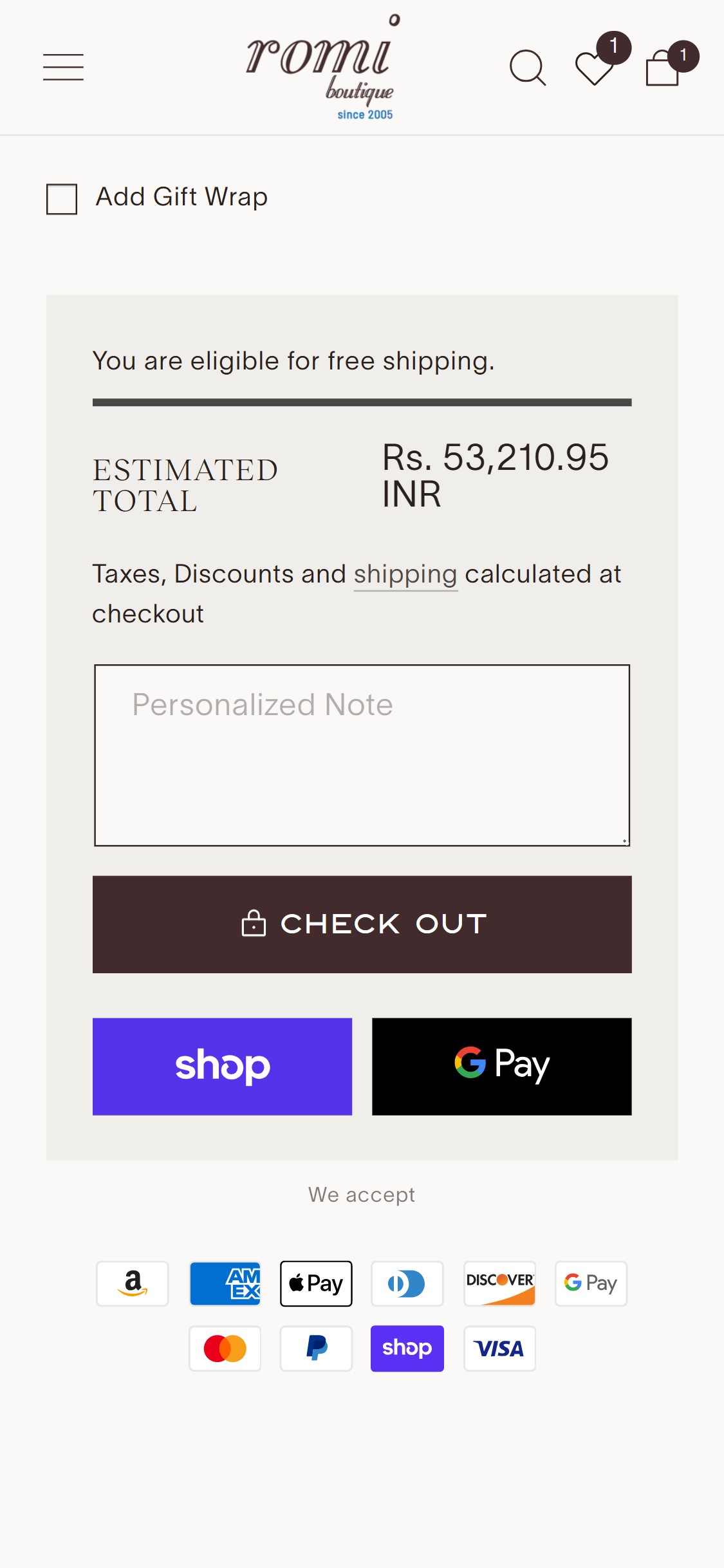 Romi Boutique — Current State