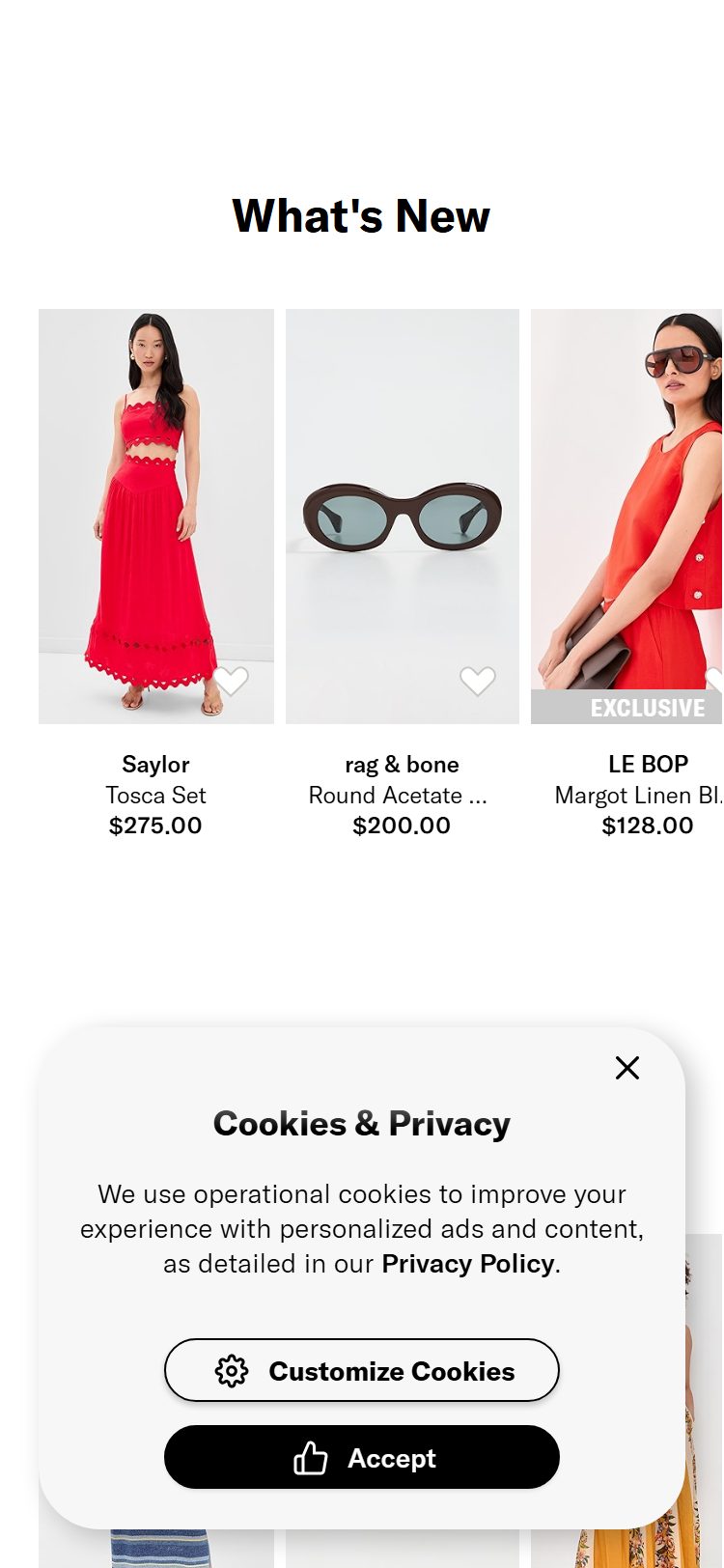 Shopbop â€” PDP Scarcity Signals